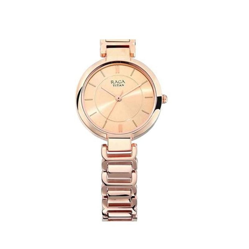 Titan Raga Viva Analog Rose Gold Dial Women's Watch -NM2608WM01 / NL2608WM01/NP2608WM01