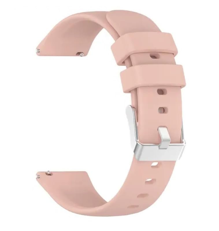 Colorcase Smart Watch Belt 20mm Compatible with Titan Aira Smart Watch - Silicone Strap Band - Light Peach
