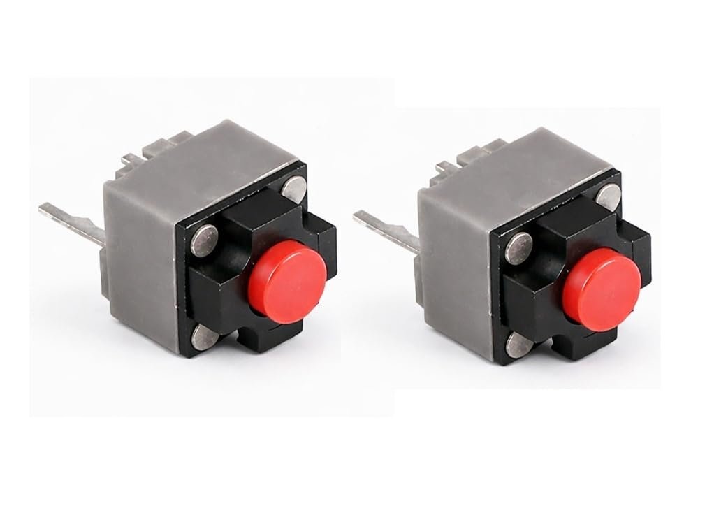Just in Case ® 6×6×7.3mm Replacement Microswitch for MX Master 3S Mouse Left & Right Click Repair Switch | High Precision Durable Micro Switch for Mouse Button Fix (PACK OF 2)