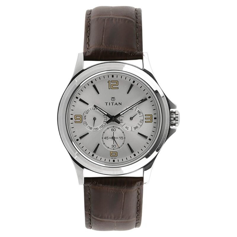 Titan Analog Silver Dial Men's Watch-NM1698SL01 / NL1698SL01/NP1698SL01