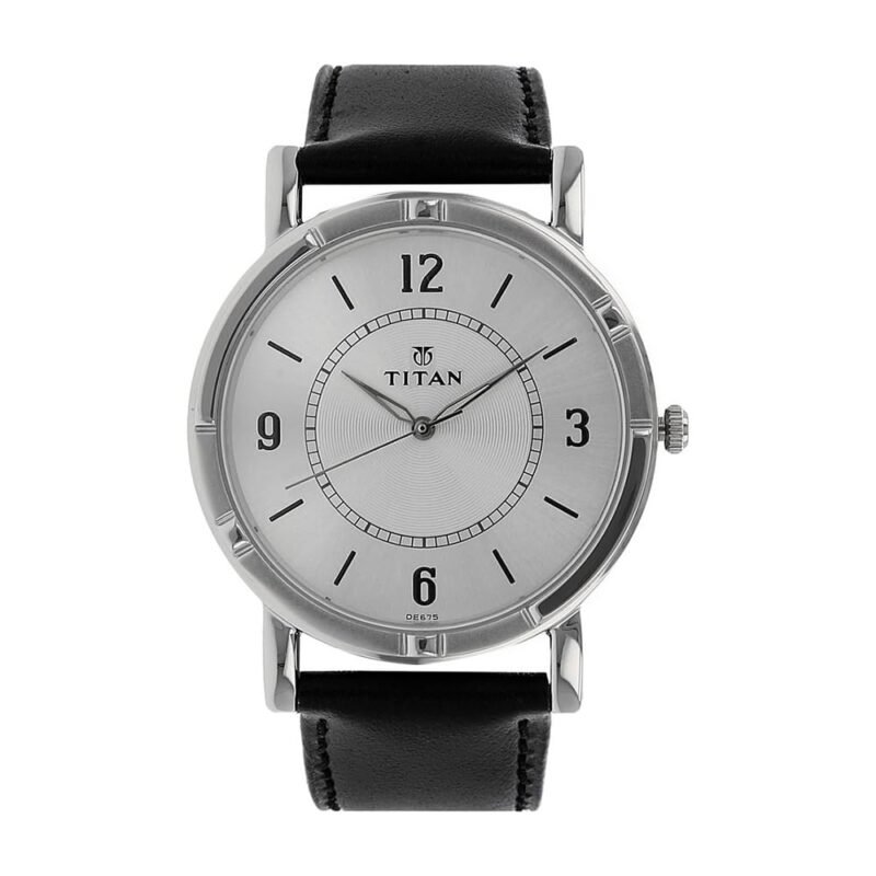 Titan Analog White Dial Men's Watch-NM1639SL03 / NL1639SL03