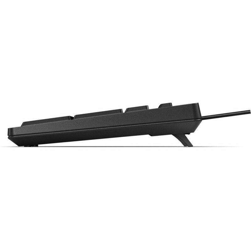 HP 125 Wired Keyboard - Cable Connectivity - USB Type A Interface - Copilot Hot Key(s) - Windows 11, Windows 10 - PC - Recycled Plastic - Plunger Keyswitch - Black