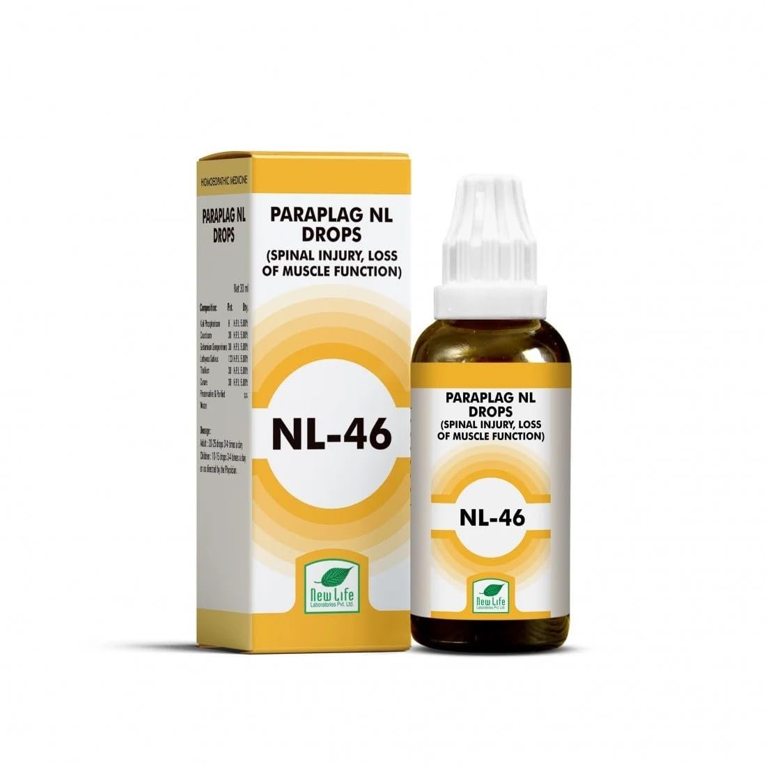 New Life Laboratories Paraplag NL-46 Drops, 30ML
