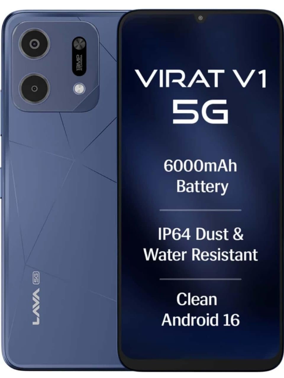 Lava Virat V1 5G (Arya Blue, 64 GB) (4 GB RAM)