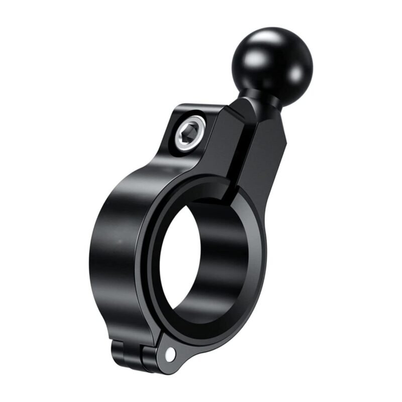 YELLOWFIN 17mm Ball Handlebar Mount Base for Bike & Motorcycle, Aluminium Fixed Clamp Mobile Holder Base with Allen Key, GPS/Phone Mount Adapter for Handlebar