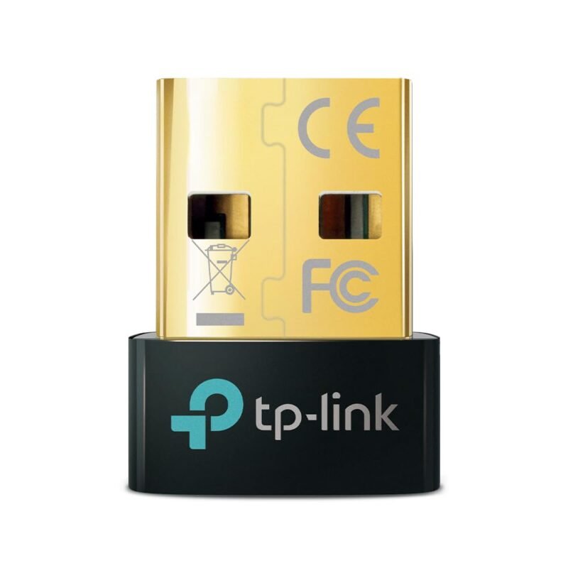 TP-Link USB Bluetooth Adapter for PC, 5.3 Bluetooth Dongle Receiver (UB500) Supports Windows 11/10/8.1/7 for Desktop, Laptop, Mouse, Keyboard, Printers, Headsets, Speakers, PS4/ Xbox Controllers.