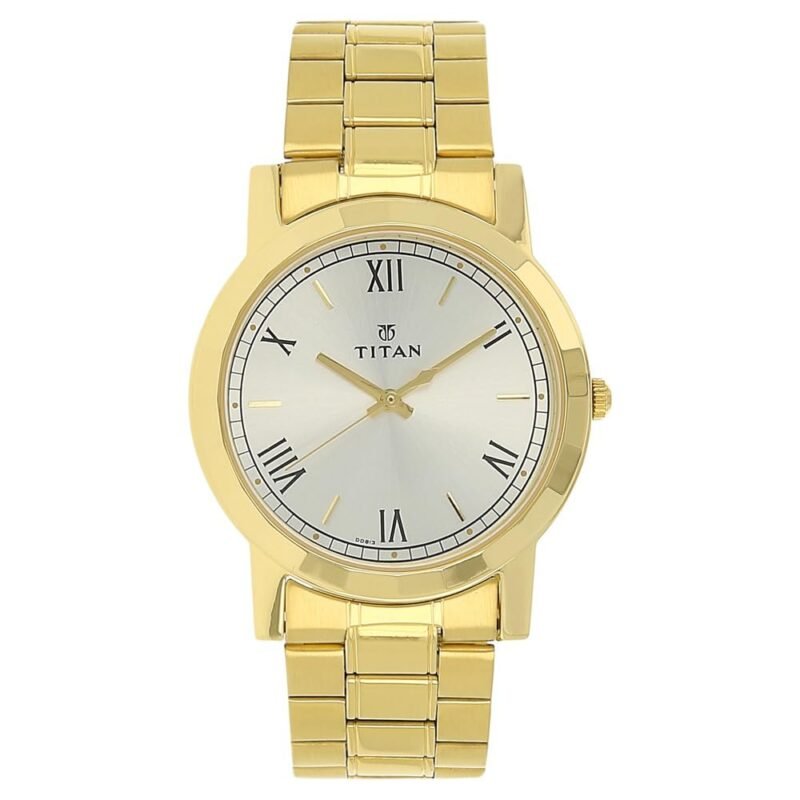 Titan Analog Gold Dial Men's Watch NM1648YM02/NN1648YM02/NP1648YM02
