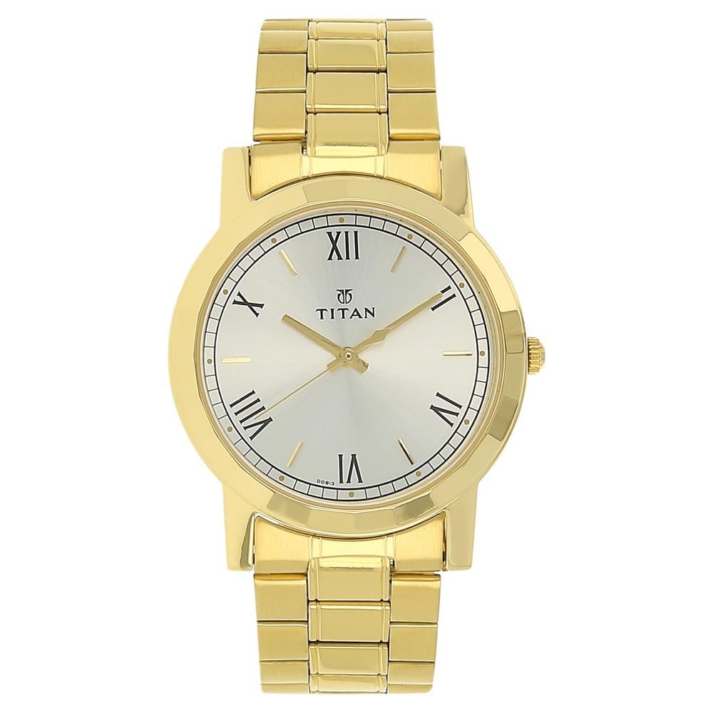Titan Analog Gold Dial Men's Watch NM1648YM02/NN1648YM02/NP1648YM02