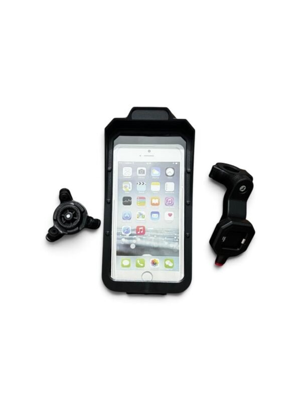TorqueMoto Waterproof Mobile Holder with Handlebar Mount