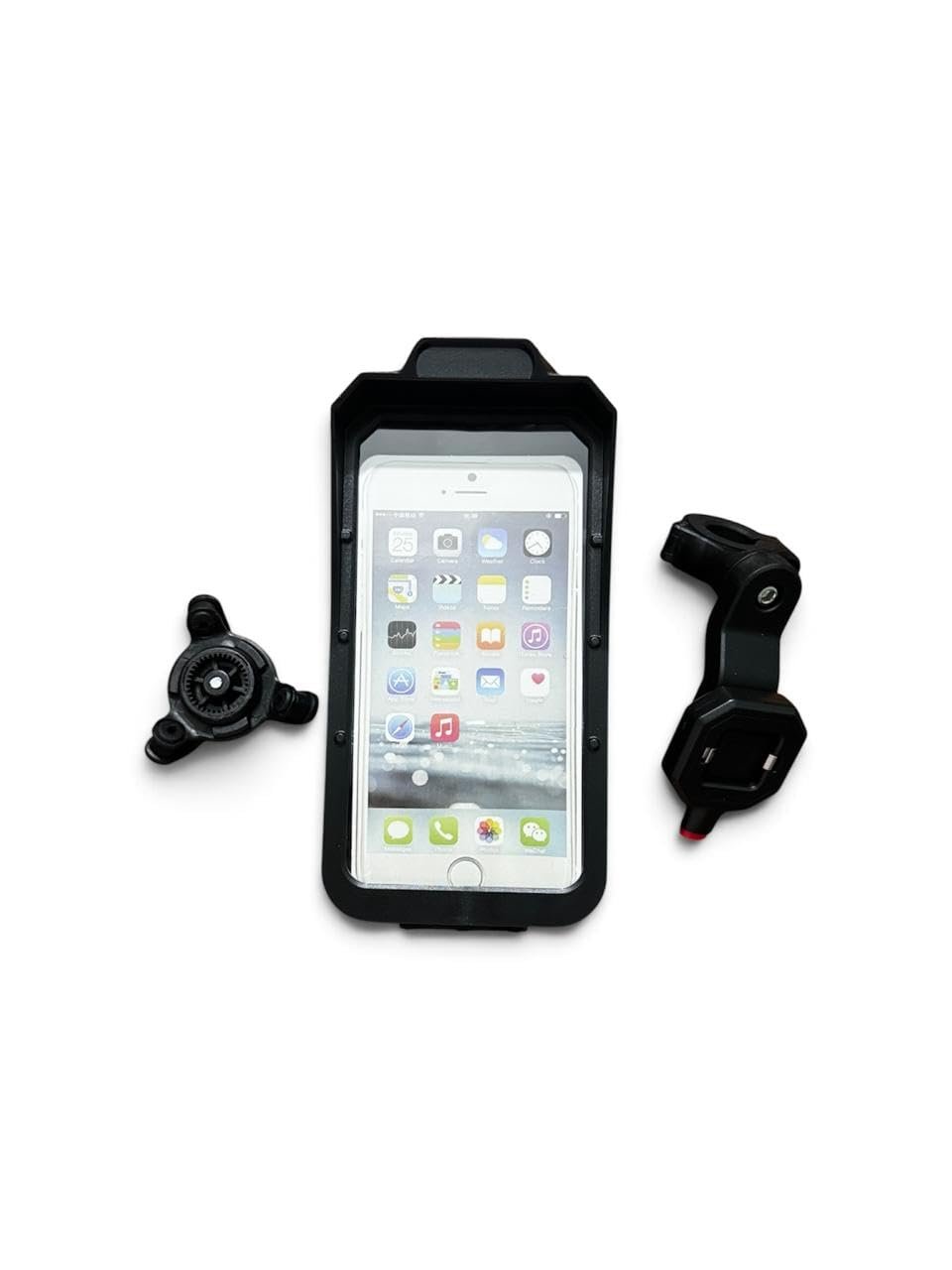 TorqueMoto Waterproof Mobile Holder with Handlebar Mount