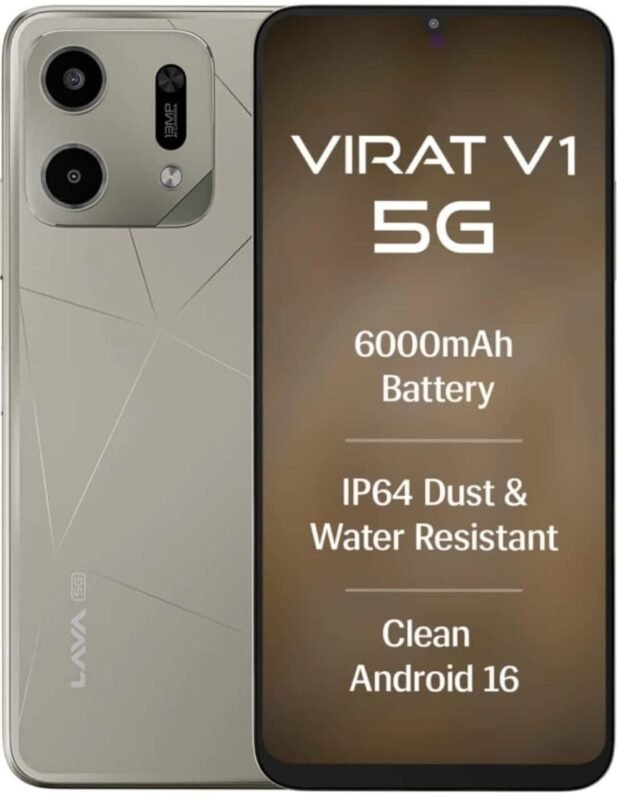 Lava Virat V1 5G (Sonar Gold, 64 GB) (4 GB RAM)