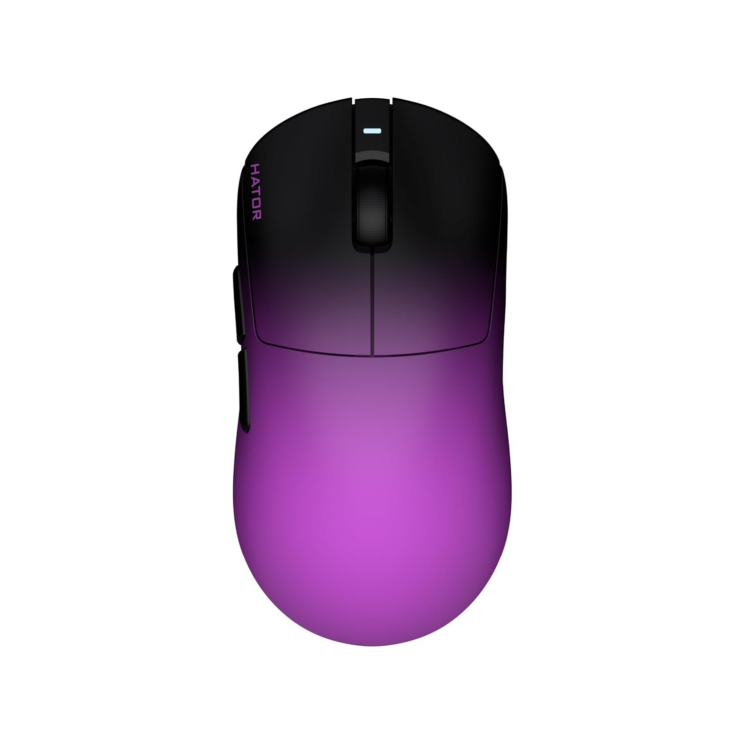 HATOR Quasar 3 Ultima 8K Ultra Lightweight Wireless Gaming Mouse True 8K Hz Polling Rate, 100-Million Optical Switches, 30K DPI Sensor, PixArt PAW3950, 2.4GHz, Bluetooth, 52g - Black-Violet Gradient