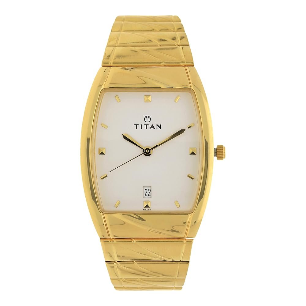 Titan Karishma Analog White Dial Men's Watch -NM9315YM01 / NL9315YM01