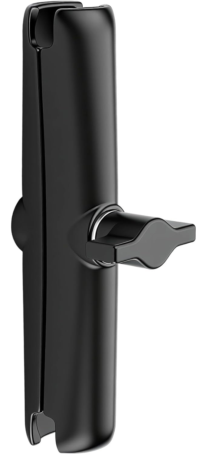 Aluminum Alloy Double Socket Arm Compatible RAM Mount Arm, 1" Double Ball Adapter, 360° Rotation, Extension Rod for Phone Holder, for Bike, Motorcycle, Truck. (Long)