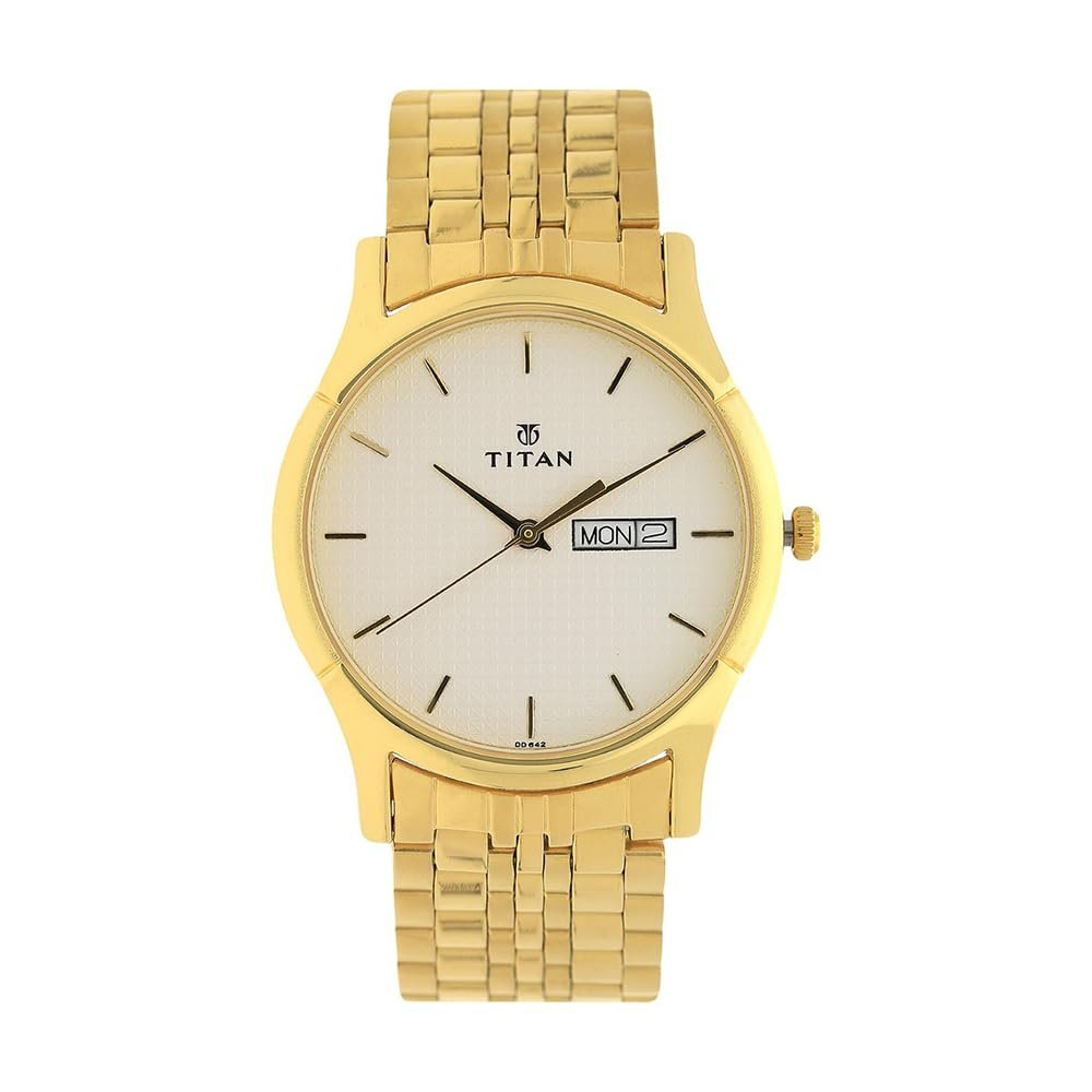 Titan Karishma Analog White Dial Men's Watch -NM1636YM01 / NL1636YM01/NP1636YM01