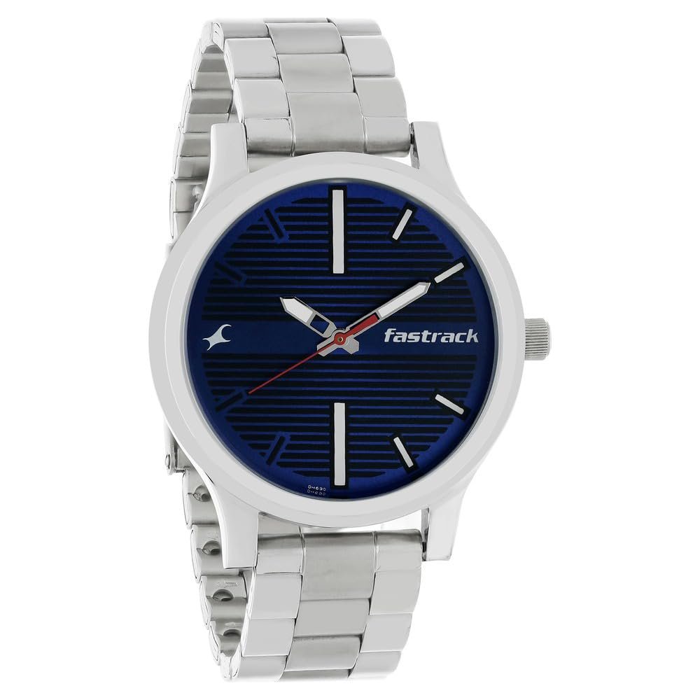 Fastrack Fundamentals Analog Blue Dial Men's Watch NM38051SM03/NN38051SM03