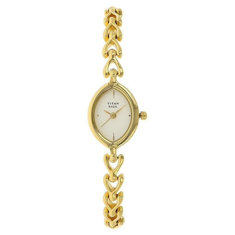 Titan Raga Analog White Dial Women's Watch-NL2370YM01/NP2370YM01