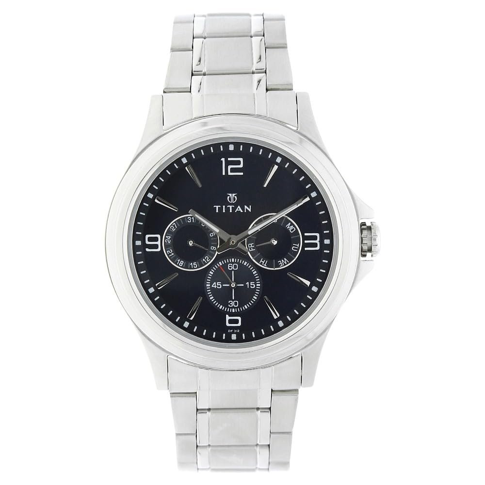 Titan Analog Blue Dial Men's Watch-NM1698SM02 / NL1698SM02