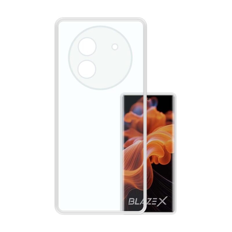 VIDO Transparent Back Case Cover for Lava Blaze X 5G (Soft & Flexible & Camera Protection Back Case)