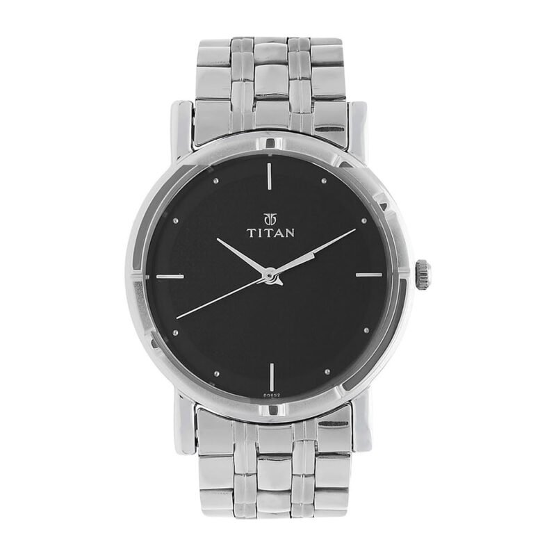 Titan Karishma Analog Black Dial Men's Watch -NM1639SM02 / NL1639SM02