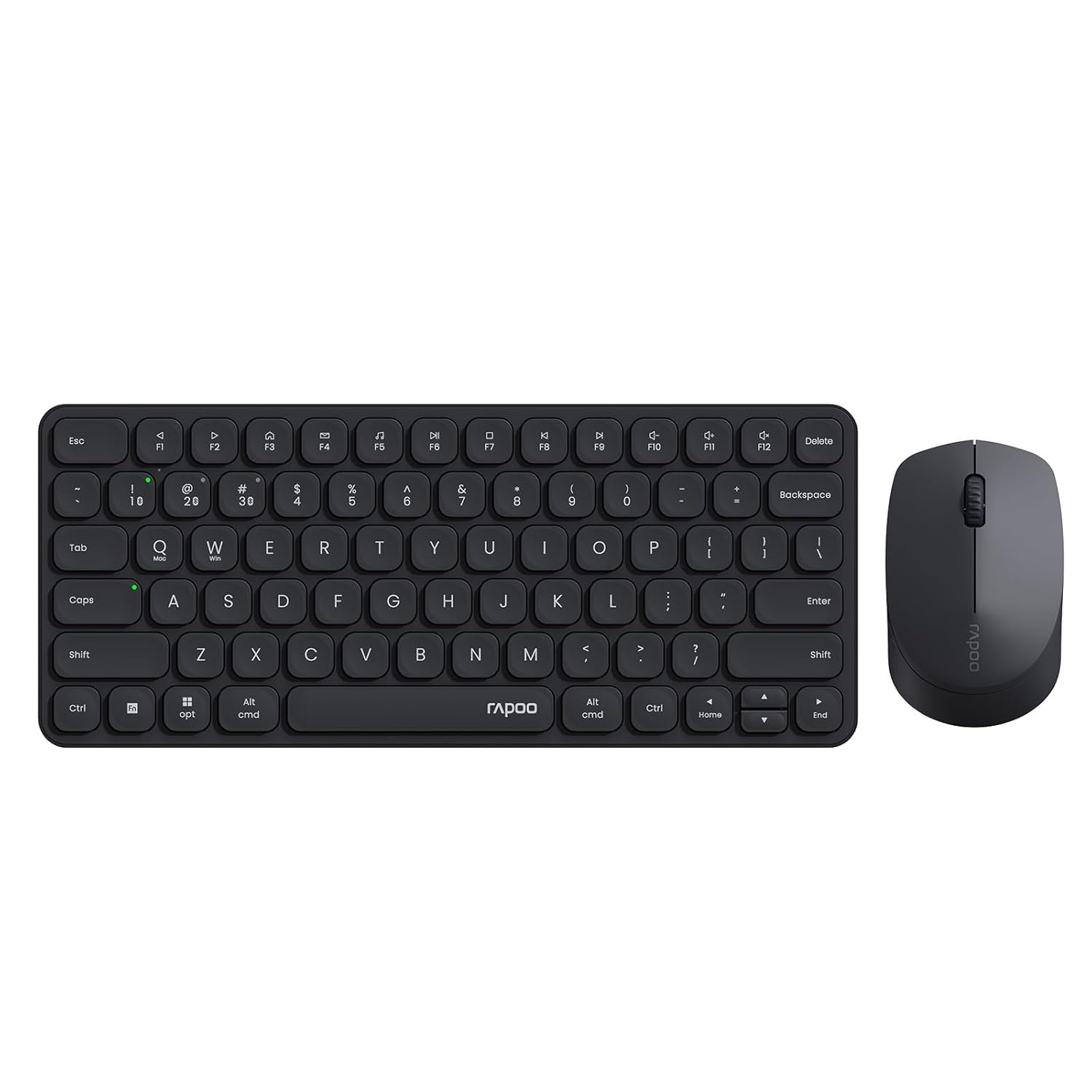 Rapoo 9010M Multi Device Wireless & Bluetooth Keyboard & Mouse Combo, Grey