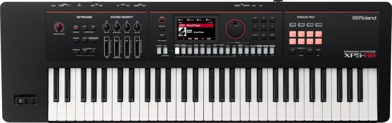 Roland XPS-60 Expandable Synthesizer Keyboard, Electronic Musical Instrument