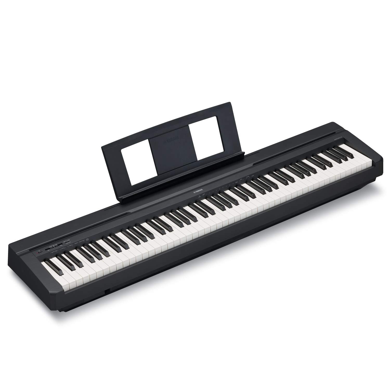 Yamaha P45B Digital Piano with 88 Weighted Keys, GHS Keyboard Action, AWM Stereo Sampling, Compact Portable Design, Built-in Voices & USB Connectivity, Black