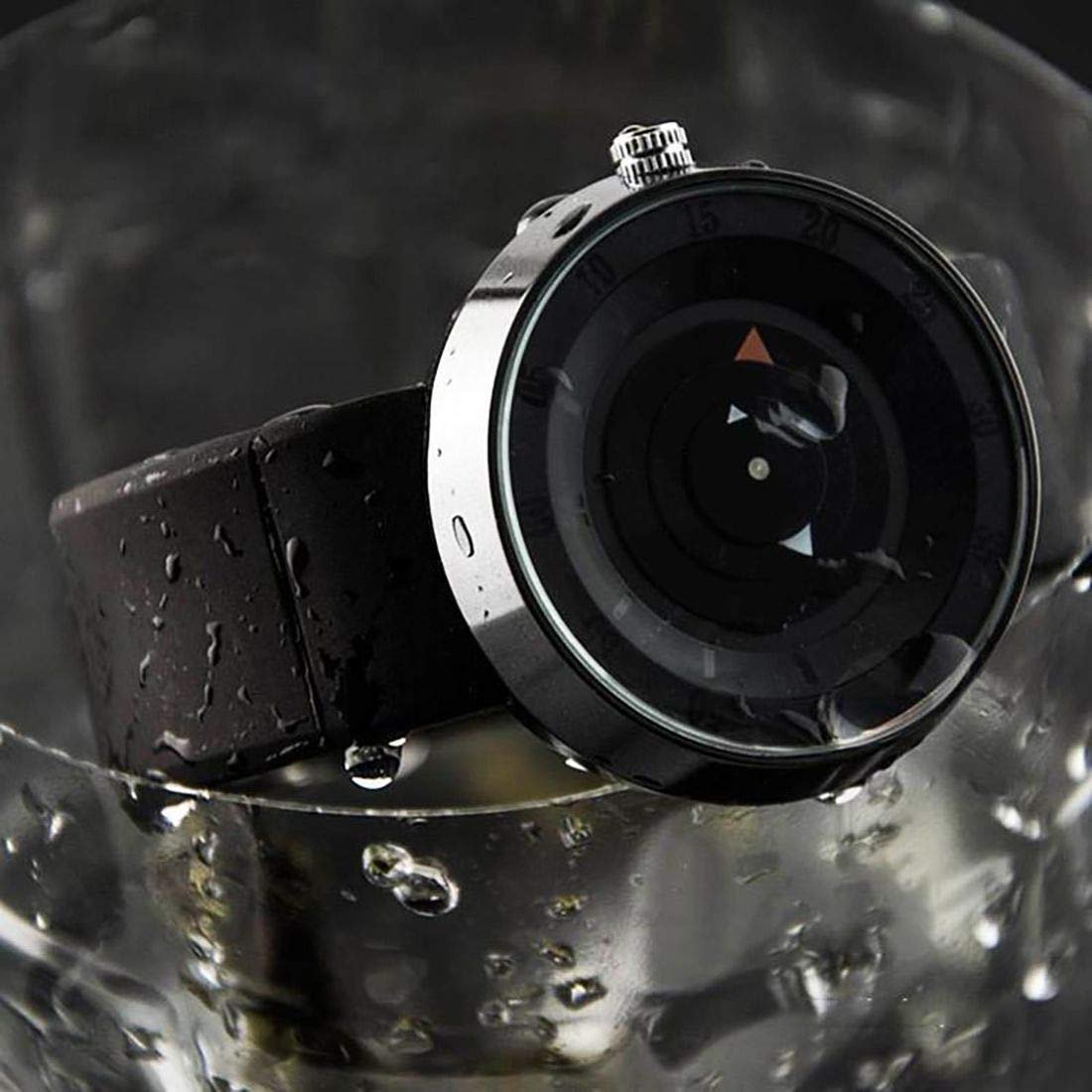 Acnos Polyurethane Premium Brand Arrow Blk Arrow Boys Men Black Dial Wrist Watch For Boys Analog Watch For Men Pack Of 1, Black Band
