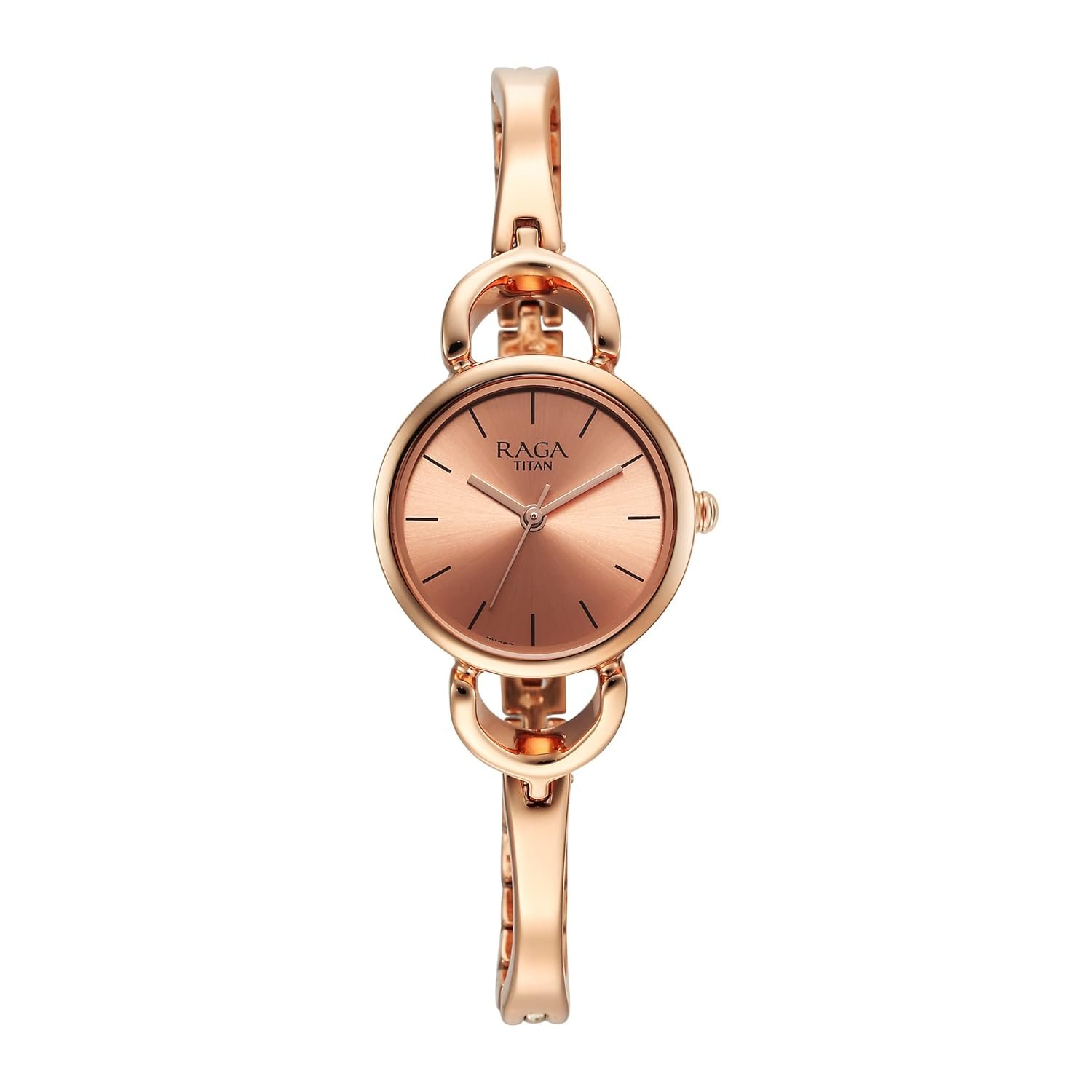 Titan Raga Rose Gold Dial Watch for Women-2724WM01