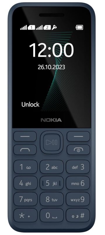 Nokia 130 Music | Built-in Powerful Loud Speaker with Music Player and Wireless FM | Dedicated Music Buttons | Big 2.4” Display | 1 Month Standby Battery Life | Dark Blue