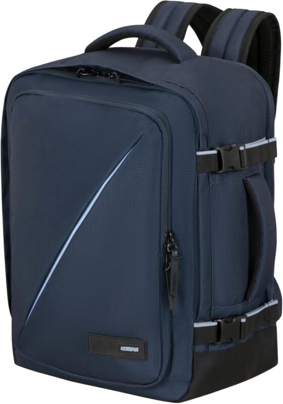 American Tourister Take 2 Cabin - Backpack, Dark Navy, 40 x 30 x 20 cm, Backpack