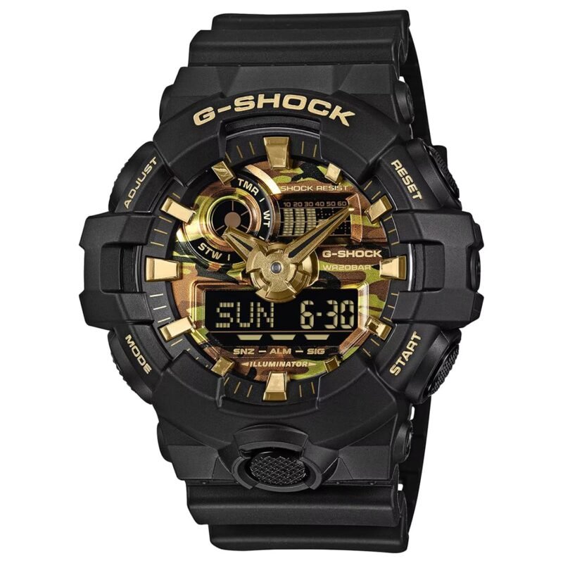Casio G-Shock GA-700CF-1ADR Analog-Digital Gold Watch Men (G1817)