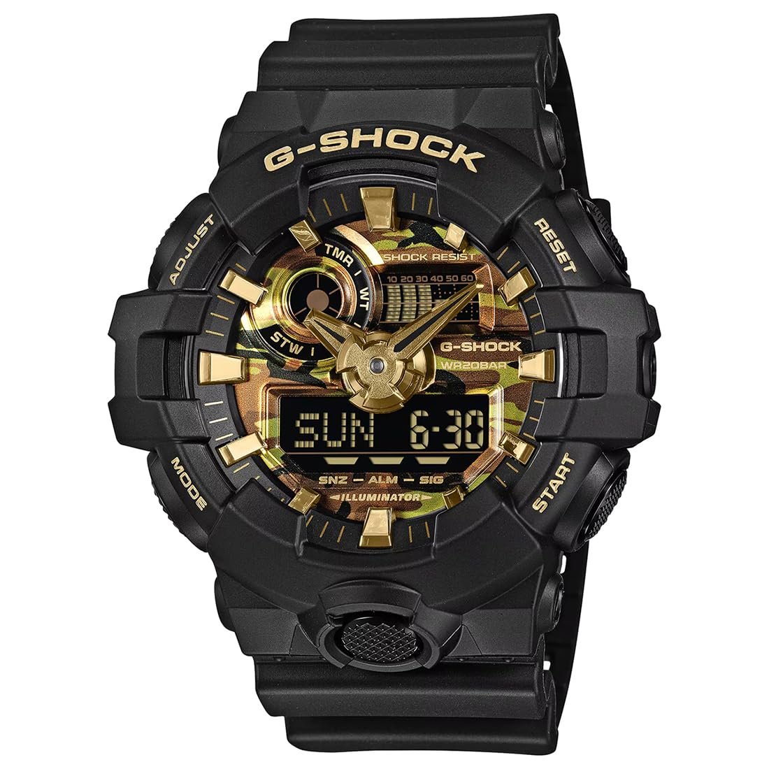 Casio G-Shock GA-700CF-1ADR Analog-Digital Gold Watch Men (G1817)