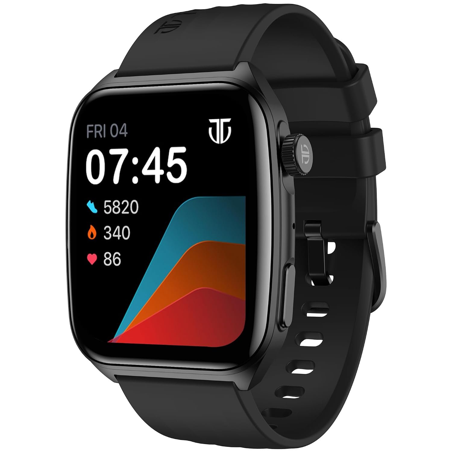 Titan Smart 4.0 Smartwatch with 1.93” AMOLED Display, Infinite AI Watch Faces, AI Voice assistant, Smart Hydration, Multiple Menu Styles, QR Hub​, 100+ Multisports, BT Calling, HRM, SpO2,Games - Black