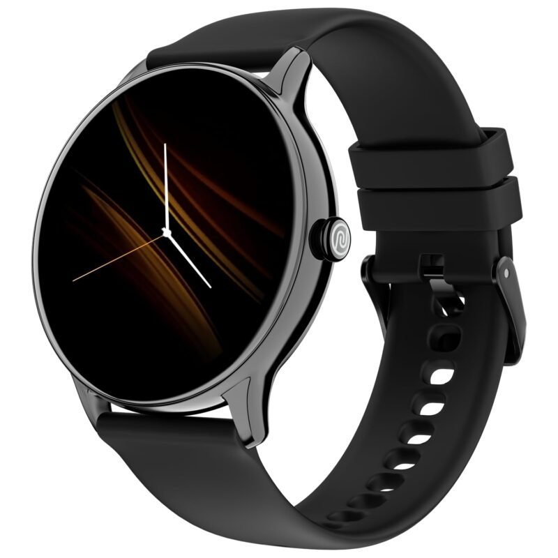 Noise Twist Go Round dial Smartwatch with BT Calling, 1.39" Display, Metal Build, 100+ Watch Faces, IP68, Sleep Tracking, 100+ Sports Modes, 24/7 Heart Rate Monitoring (Jet Black)