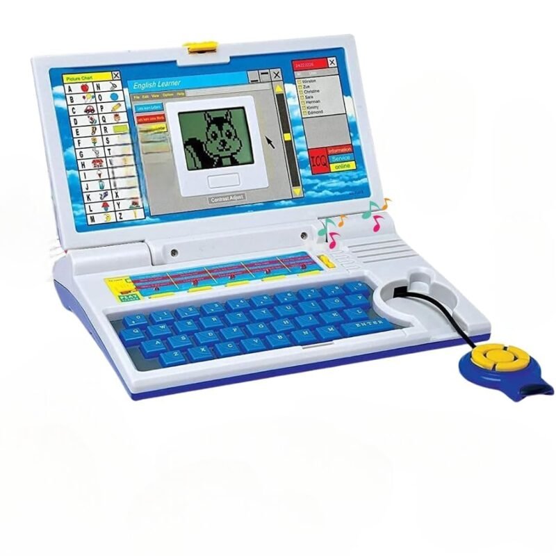 Kids Educational Learning Laptop Toy with LCD Screen, Alphabet Numbers Music & Piano Keyboard | Interactive Early Learning Computer for Boys & Girls | Fun Learning Activity Toy for Toddlers