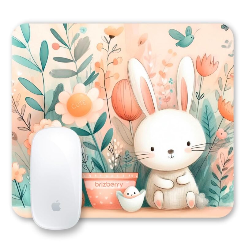 ARTBRIZ Brizberry Mouse Pad, Large Printed Premium Textured Waterproof Anti Skid Rubber Base for Desktop Laptop Gaming Professional 240X210X3mm [20% Larger] (118S - Pack of 1)