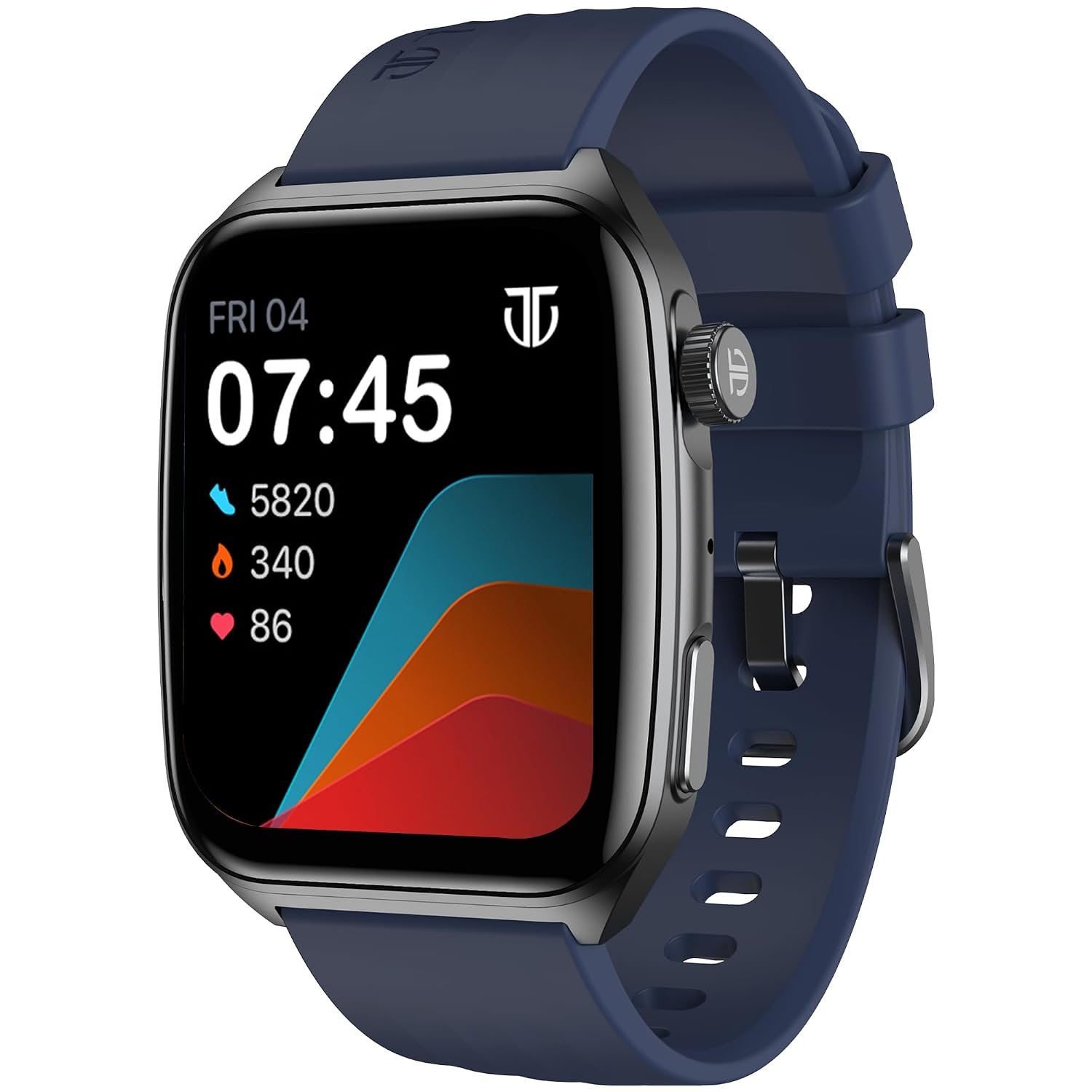 Titan Smart 4.0 Smart Watch with 1.93” AMOLED Display, Infinite AI Watch Faces, AI Voice assistant,Smart Hydration, Multiple Menu Styles, QR Hub​, 100+ Multisports, BT Calling, HRM, SpO2, Games - Blue