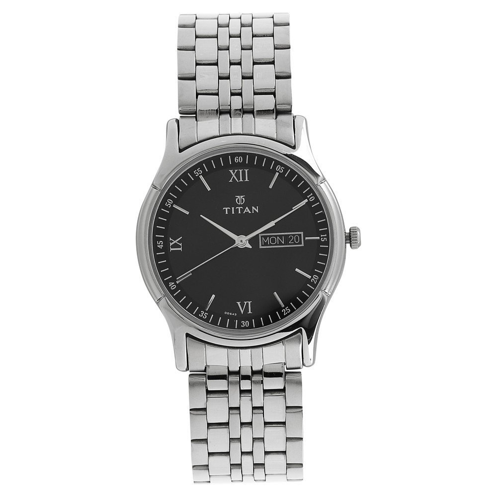 Titan Karishma Analog Black Dial Men's Watch-NL1636SM01