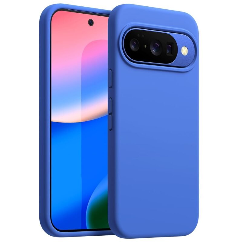 JETech Silicone Case for Google Pixel 10/10 Pro, Indigo