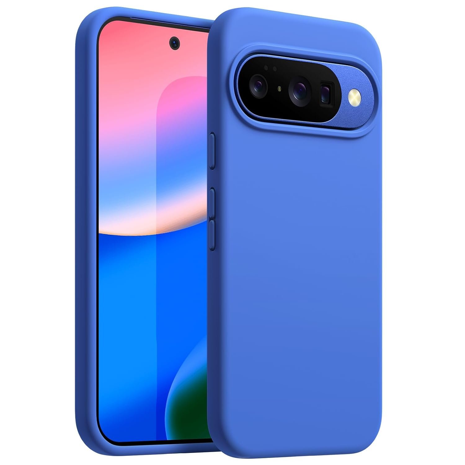 JETech Silicone Case for Google Pixel 10/10 Pro, Indigo