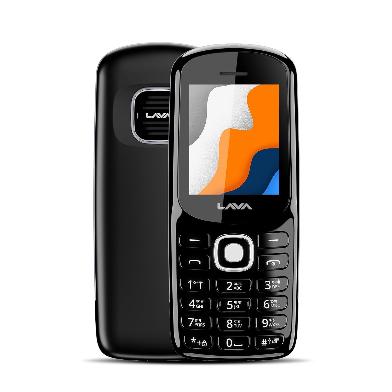 Lava A1 Josh with Dual Sim Keypad Mobile Phone | Long-Lasting Battery |22 Launguages Read Support | Auto Call Recording | Call Blink Notification (Black)