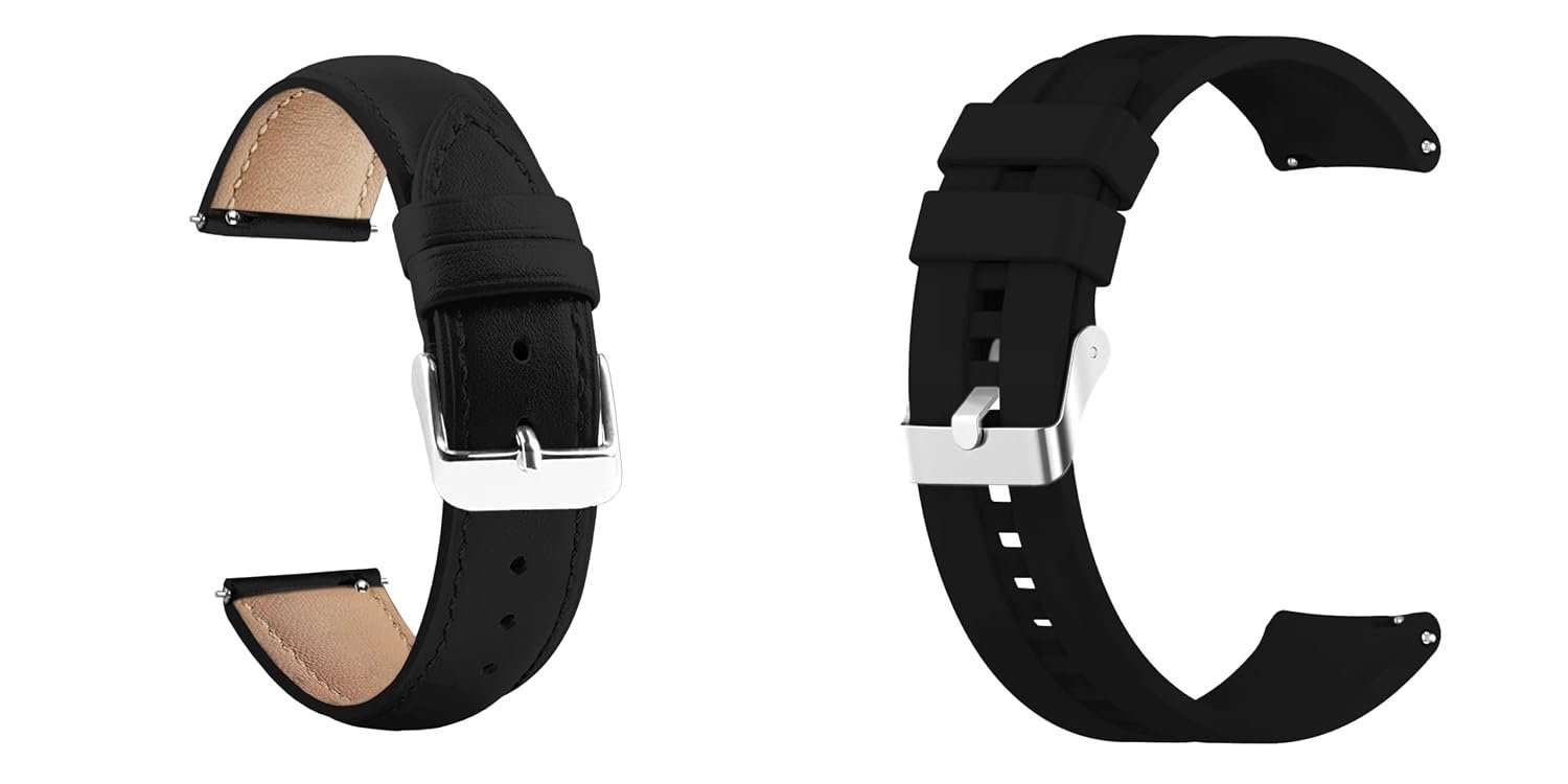 ACM Watch Strap 22mm compatible with Reebok Activefit 1.0 Smartwatch