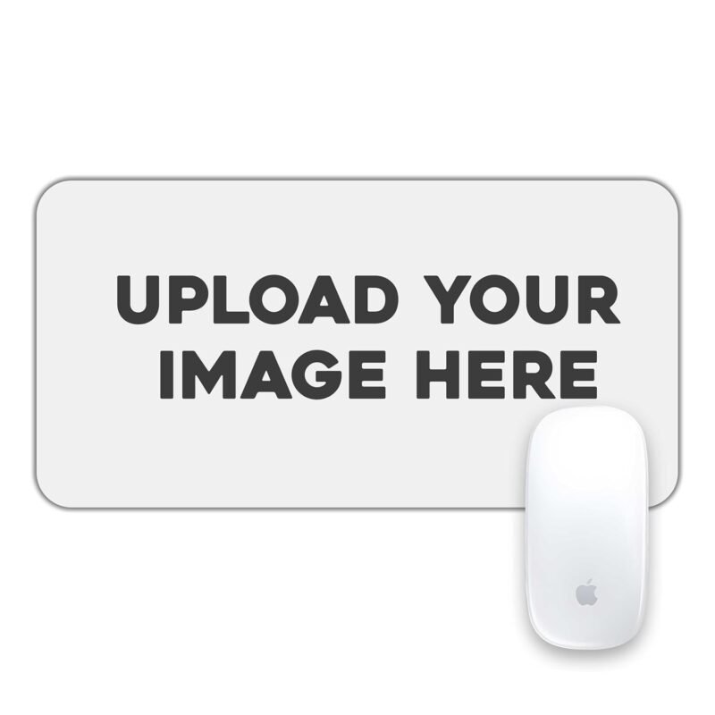 Custom Desk Mat | Personalized Extended Mouse Pad with Your Photo, Logo or Design | Large 11x23 inches Size | Non-Slip Rubber Base & Smooth Surface | Perfect for Gaming, Office & Work From Home