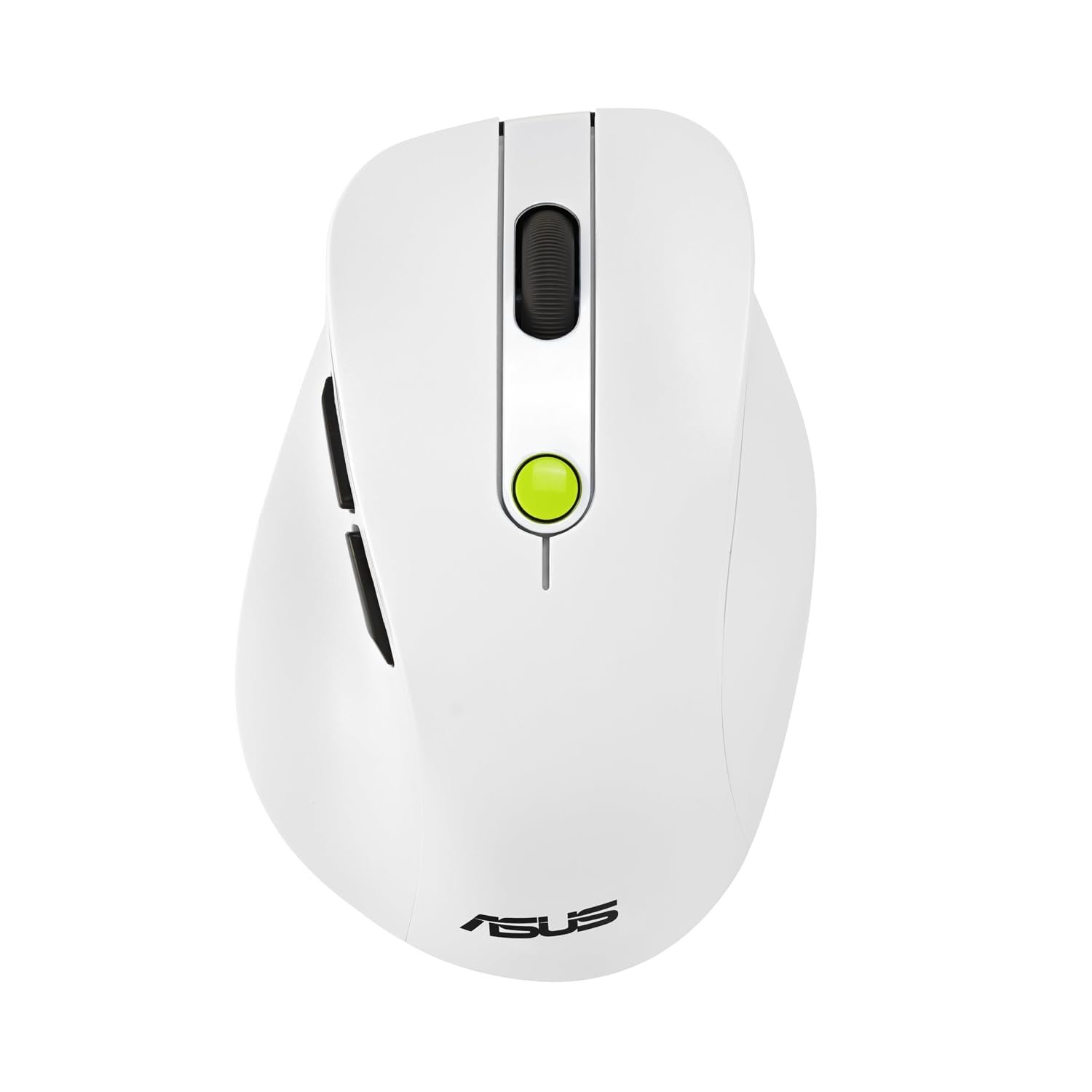 ASUS Wireless Mouse MD105, Dual-Mode Bluetooth & 2.4GHz Wireless Mouse, Up to 3-Device Connectivity,Ergonomic Design with Thumb Rest,Near-Silent Clicks,PTFE Feet, Adjustable Upto 2400 DPI, Volt Green