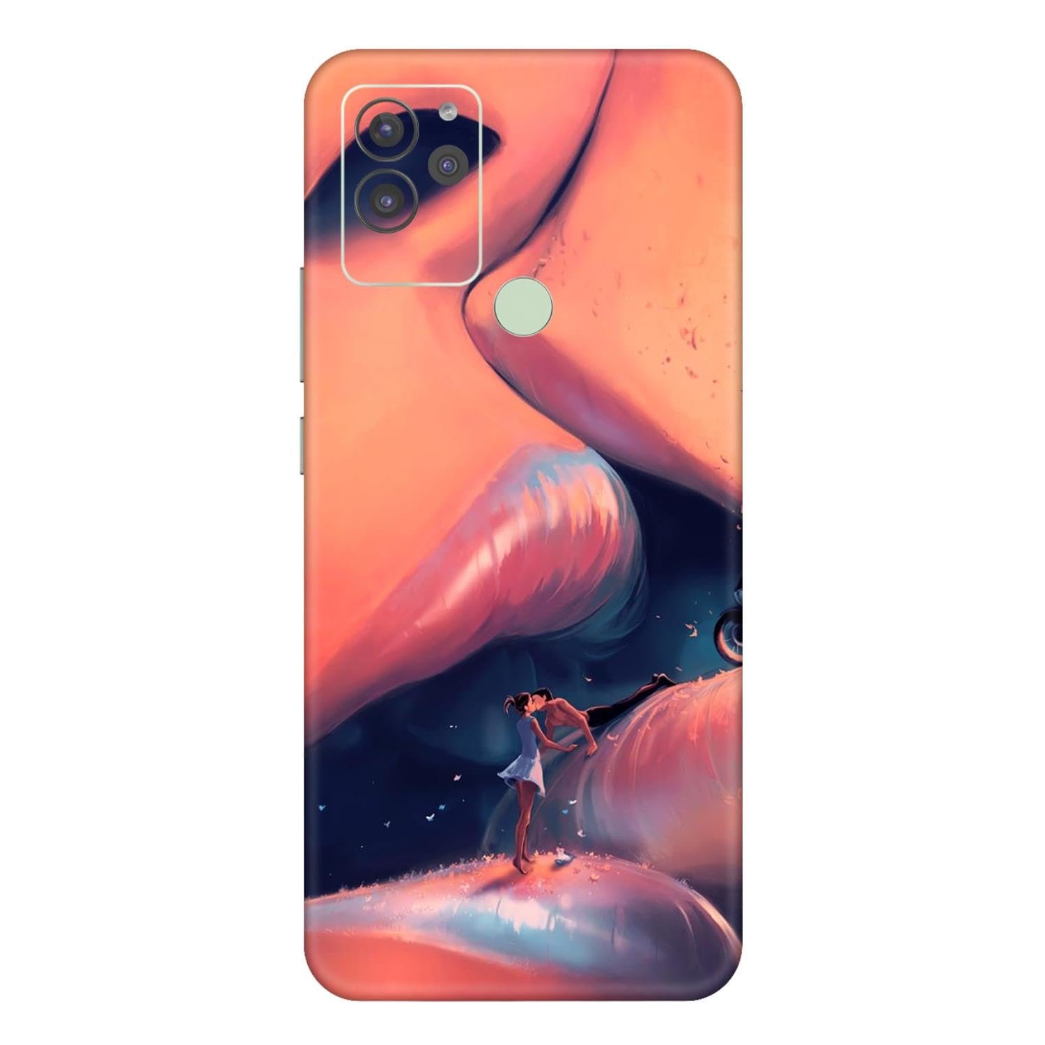 SKIN FACTORY Skin Sticker for Mobile Compatible with Lava Blaze PRO (Not Back Cover) Scratchless, Back & Camera Protector,Lava Blaze PRO -SF-10