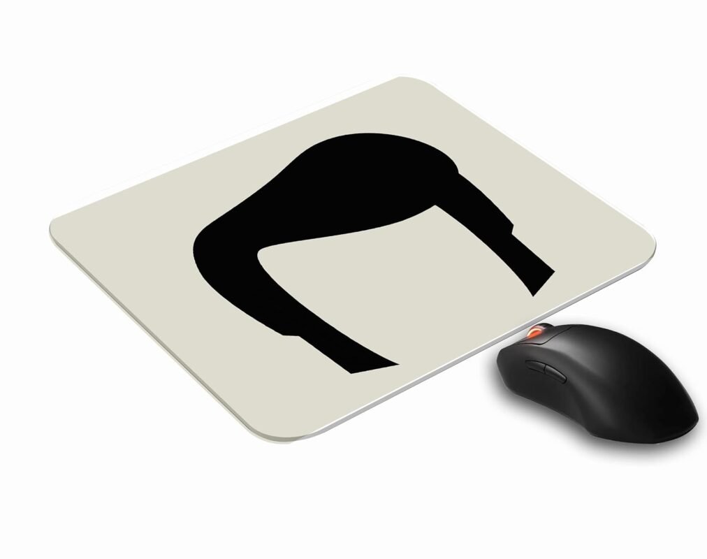 SKP Vintage Hair Style Printed Mouse Pad for Laptop/Computer (Anti Skid | Anti Slip | Gaming Mouse Pad | Ultra Slim | Size : 21.5 X 18 c.m )