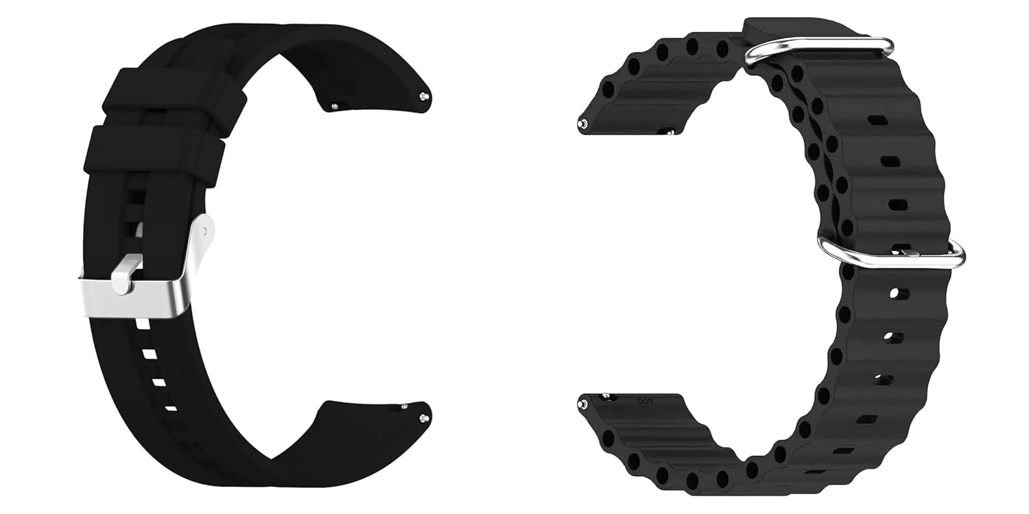 ACM Watch Strap 22mm compatible with Reebok Activefit 1.0 Smartwatch