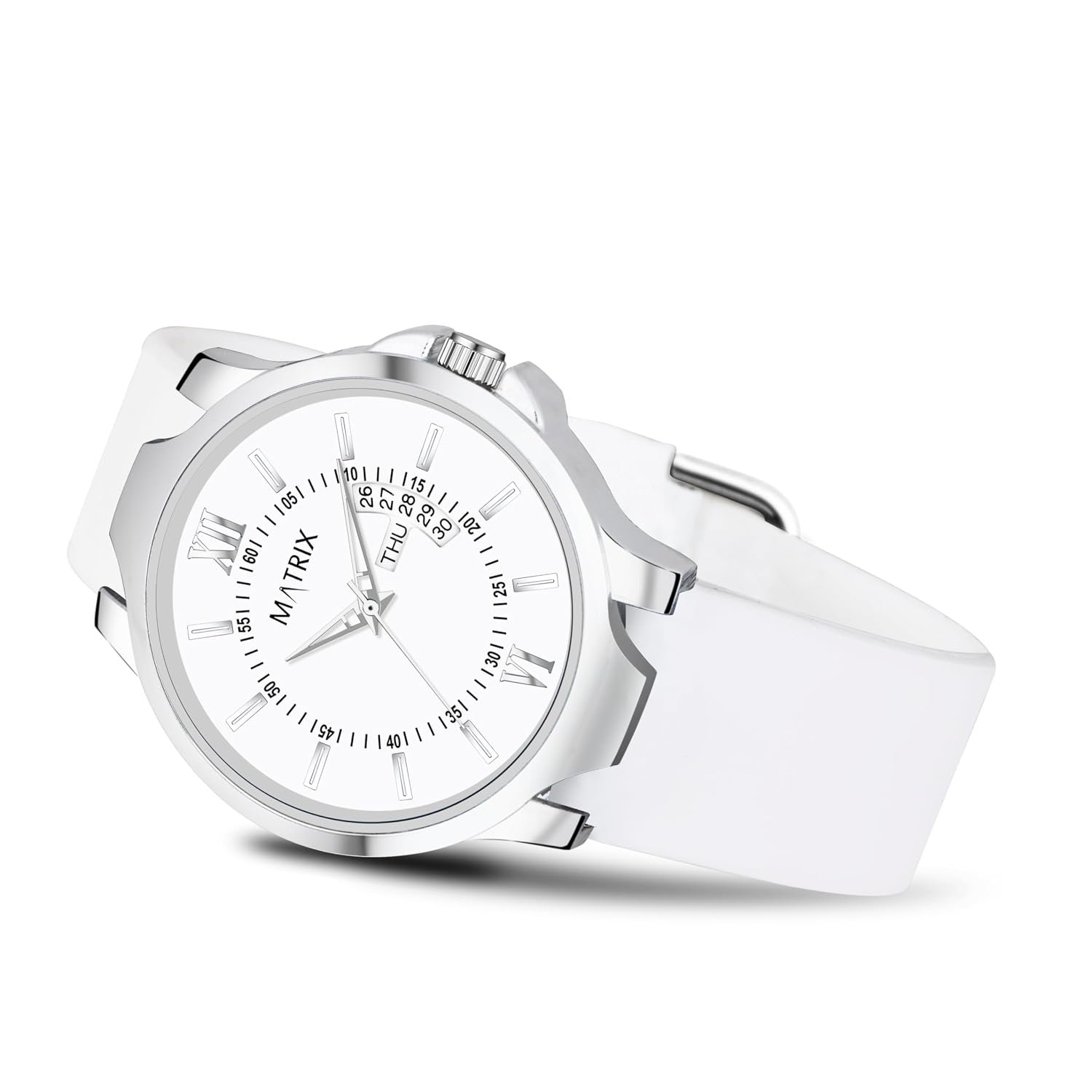 Matrix Antique 2.0 Day & Date Softest Silicone Strap Analog Watch for Men & Boys