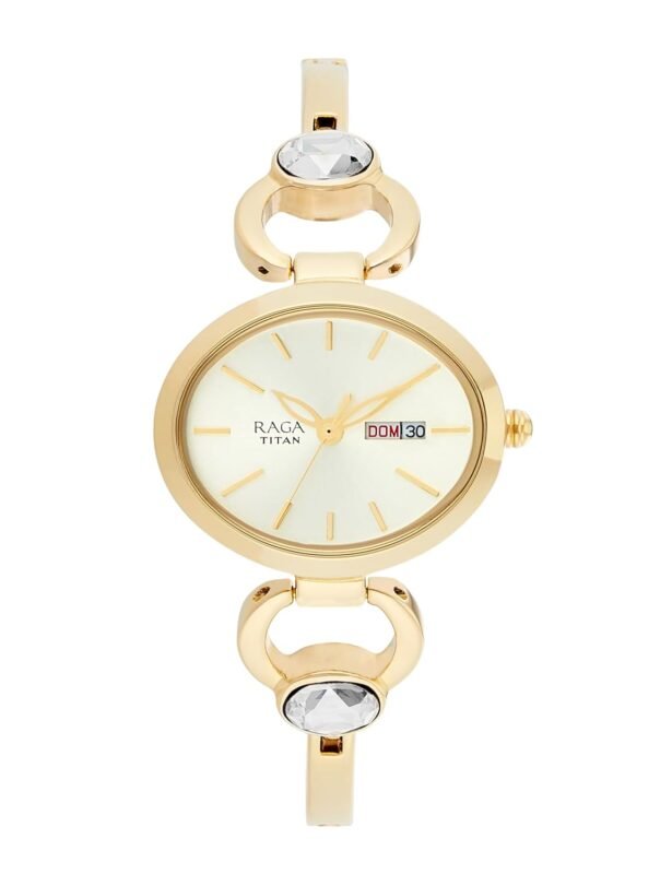 Titan Viva Analog Champagne Dial Women's Watch-NM2621YM01 / NL2621YM01/NP2621YM01